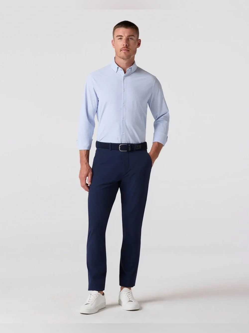 Mizzen+Main Helmsman Slim Navy Blue Chino Pants Men’s Size 36x30